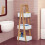Homcom HOMCOM Bathroom Rack A shape 3-Tier Storage Unit Shelving Organizer 3