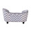 PawHut PawHut Plush Grey Dog Couch | Patterned Pet Sofa 6