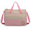 (Pink) 5pc 2-Tone Baby Changing Bag Set | Nappy Bag Set 2