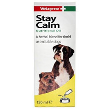 Vetzyme Stay Calm Food Supplement To Calm Dogs 150ml