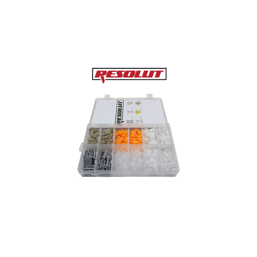 Resolut Renault Assorted Trim Clips 300 Pieces 9034 5060478389965
