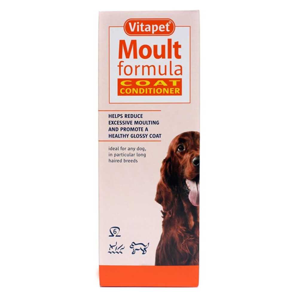 (Single (400ml)) Vitapet Moult Formula Cat & Dog Coat Conditioner