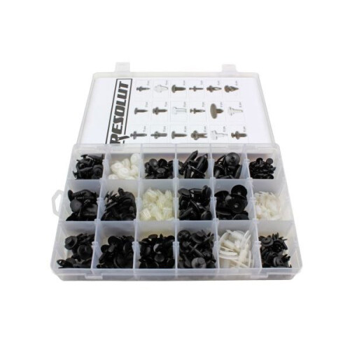 RESOLUT FORD Assorted Trim Clips 415 Pieces 9032 1