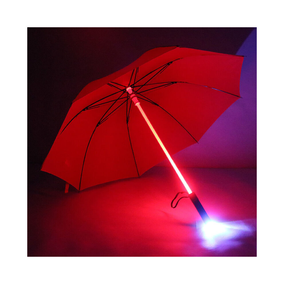 Innovative LED Rain Umbrella Dark Light Blade Runner Flash Flashlight