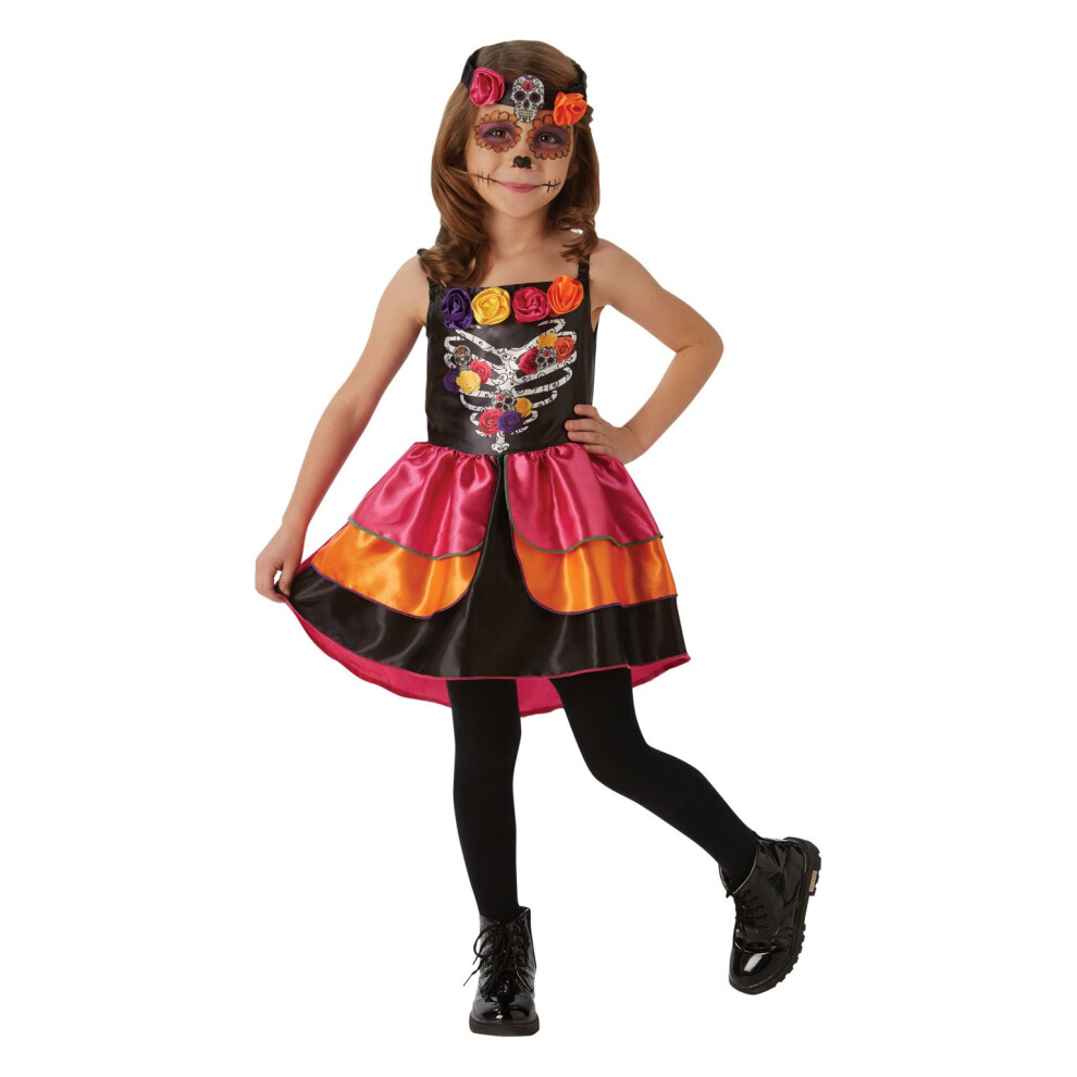 (Large) Kids Sugar Skull Day of the Dead Costume