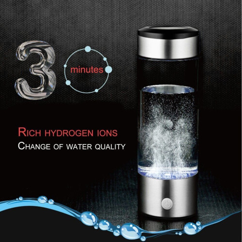 Healthy Hydrogen Rich Water Ionizer Cup Generator Bottle USB Filter 2