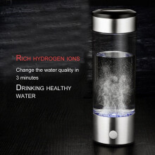 Healthy Hydrogen Rich Water Ionizer Cup Generator Bottle USB Filter