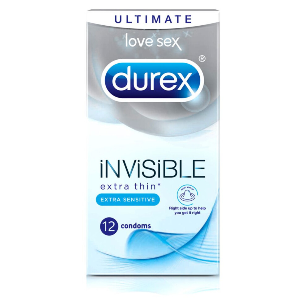 Durex Invisible Extra Thin Extra Sensitive - Pack Of 12 Condom