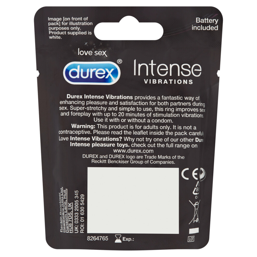 apple watch vibrate when phone rings Durex Play Intense Vibrating Cock Ring Couples Penis Clitoral Stimulat –  mojozau main image 0
