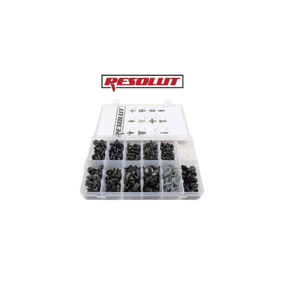 Resolut Volvo Assorted Trim Clips 350 Pieces 9035 5060478389972