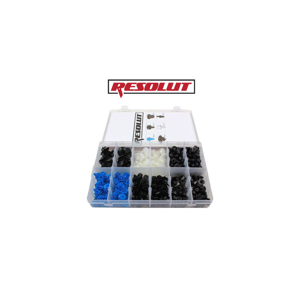 Resolut Vauxhall / Opel Assorted Trim Clips 300 Pieces 9038 5060599860008