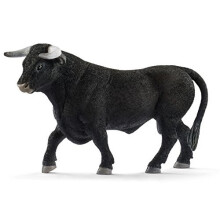 Schleich Farm World dierenspeelgoed voor jongens en meisjes vanaf 3 jaar Black Bull Koe speelgoedbeeldje leeftijden 3+ Meerkleurig 3,5 inch