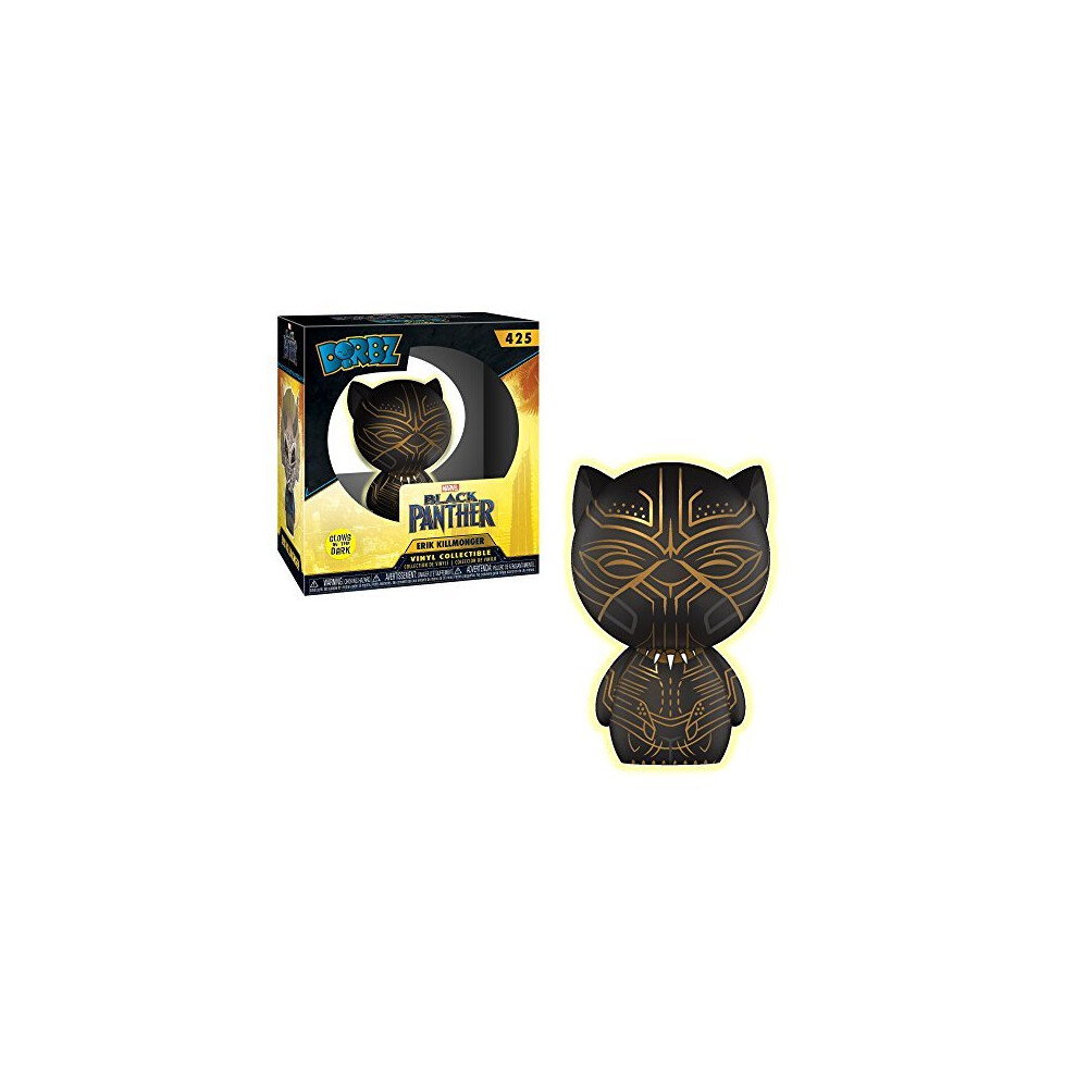 Funko Dorbz Black Panther Movie - Yellow Glow Erik Killmonger Collectible Figure