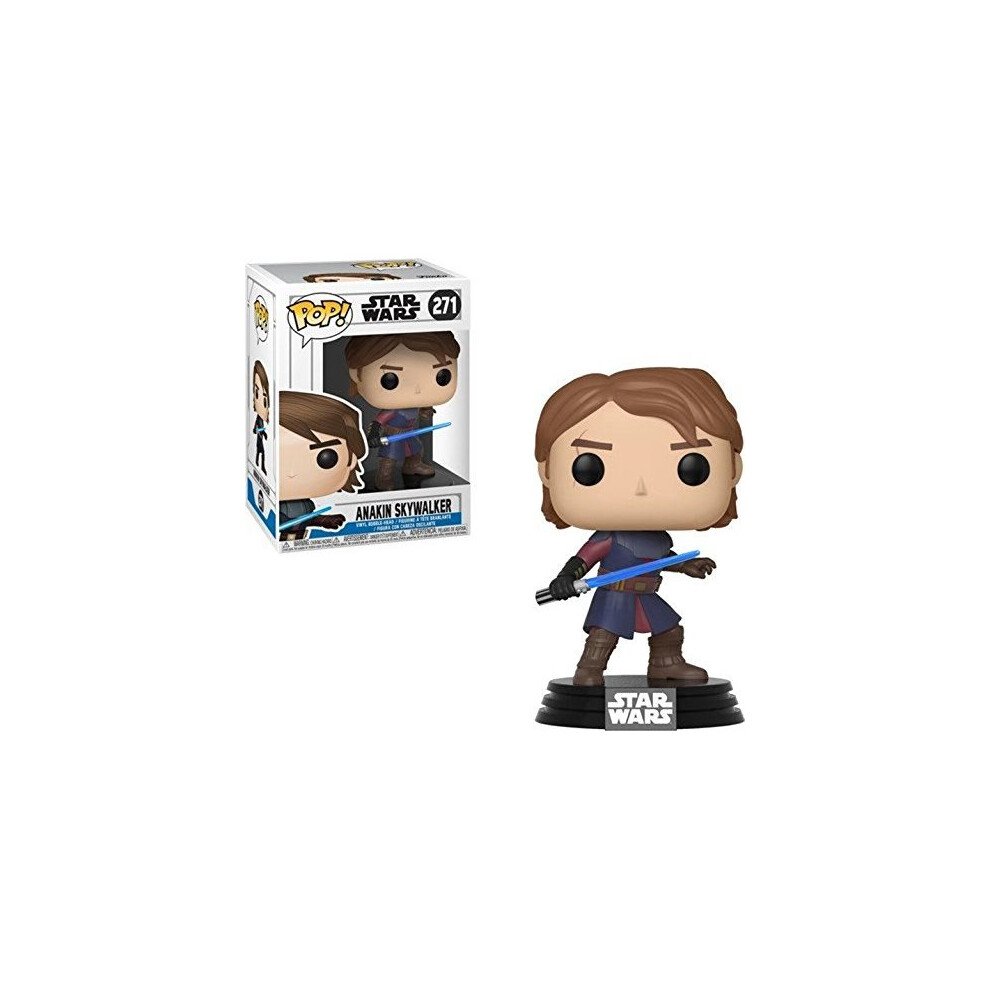 Funko Pop Star Clone Wars-Anakin Skywalker Collectible Figure, Multicolor