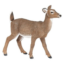 PAPO -Pintado -Figure -Wild Animal Kingdom -cor a de cauda branca -50218 -Collectible -para crian as -adequado para meninos e meninas -de 3 anos