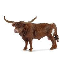 Figurine - SCHLEICH - Taureau Texas Longhorn - Pour Enfant - Marron
