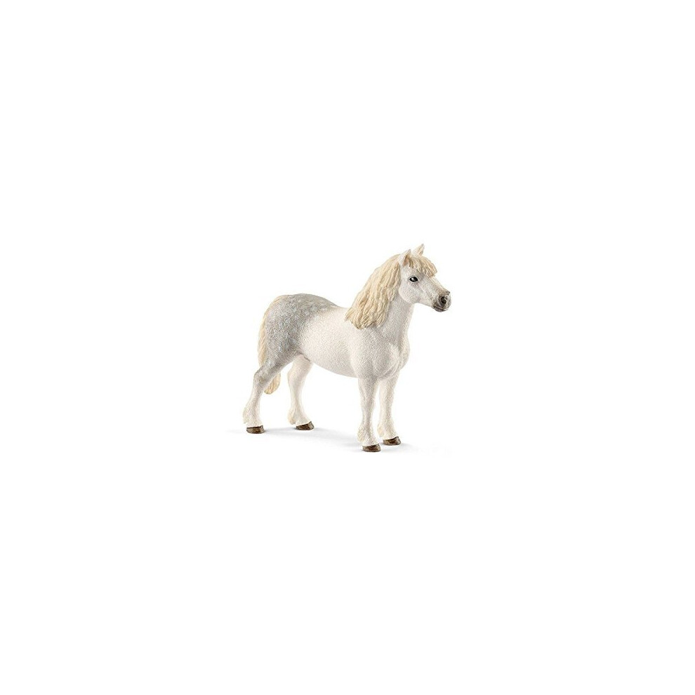 Schleich Welsh Pony Stallion Figurine – Hand-Painted, Highly Detailed Collectible Horse Toy For Educational Play