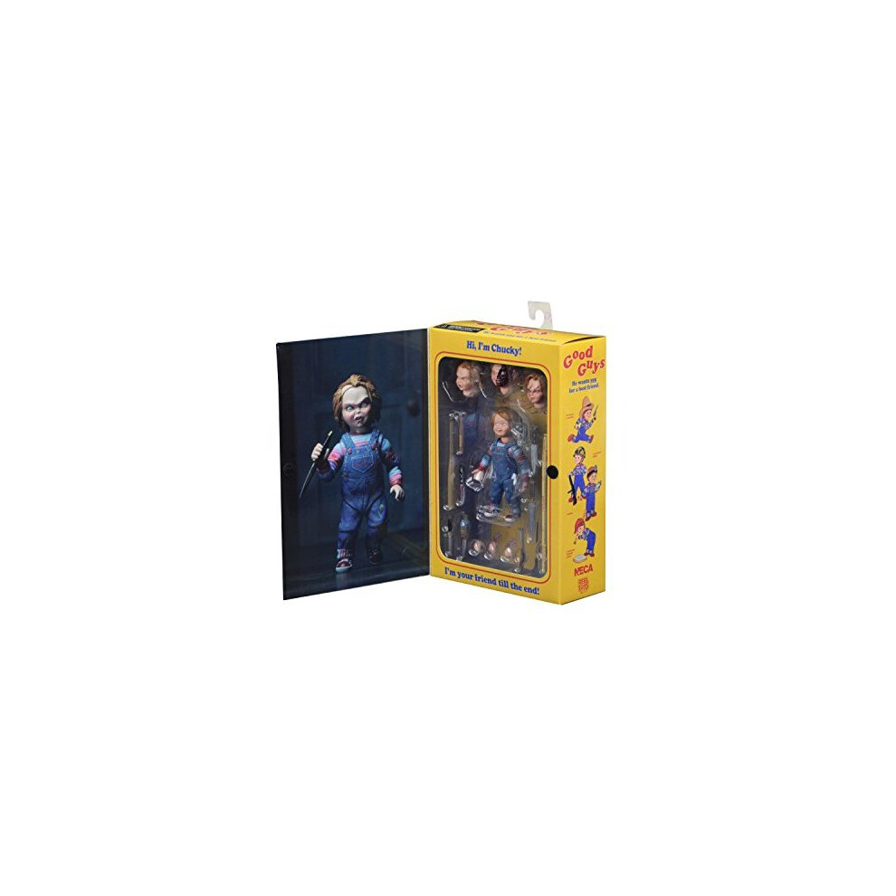  NECA 4-Inch Scale Ultimate Chucky Action Figure : Toys & Games