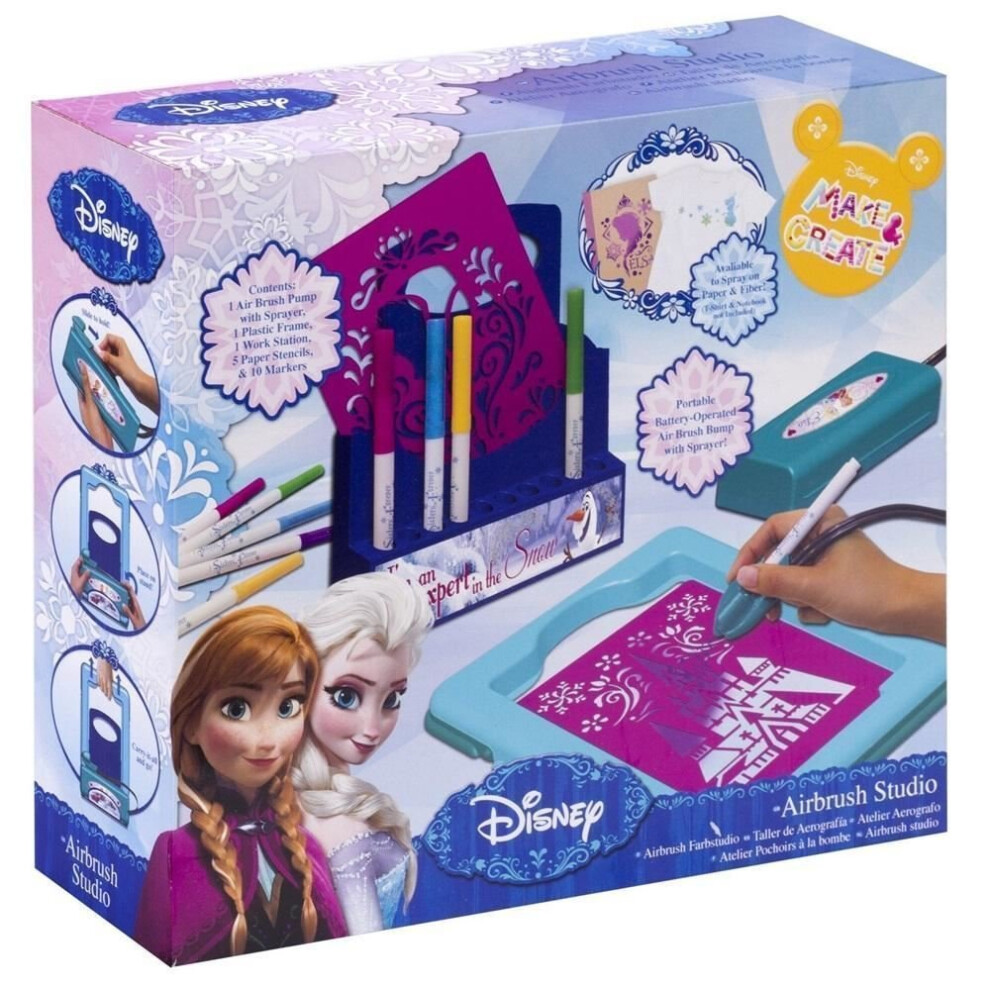 Disney Frozen Airbrush Studio Set | Frozen Spray Paint Play Set