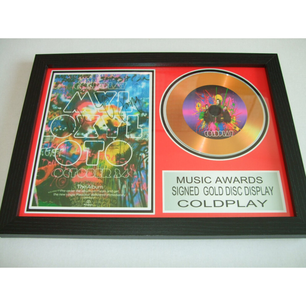 coldplay signed
