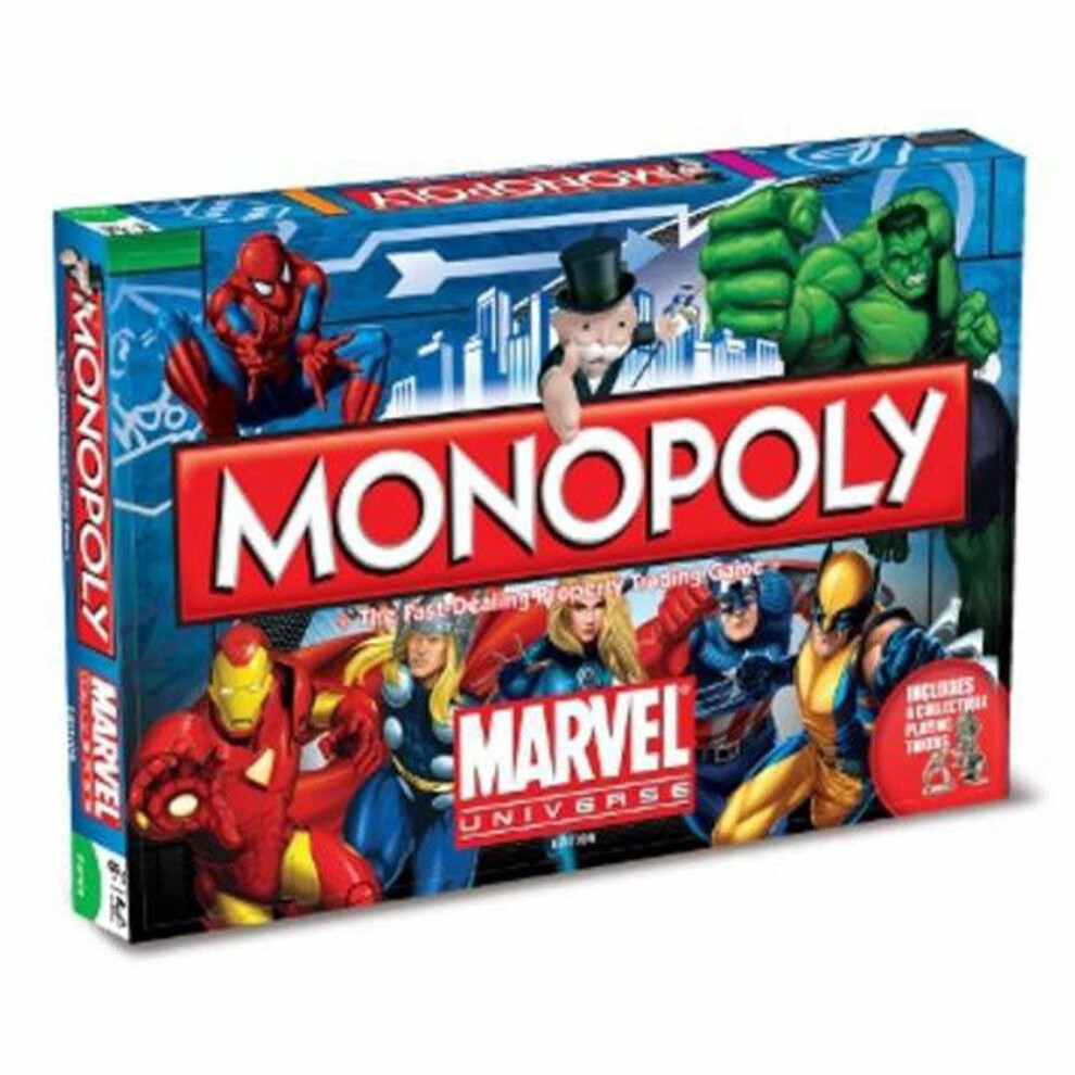 Monopoly Winning Moves Marvel Board Game