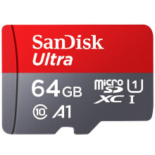 SanDisk Ultra 64GB MicroSDXC UHS-I A1 Memory Card - Refurbished