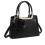 Miss Lulu (Black) Women Rose Ornament Handbag Shoulder Bag Tote 1