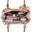 Miss Lulu (Pink) Women Rose Ornament Handbag Shoulder Bag Tote 2