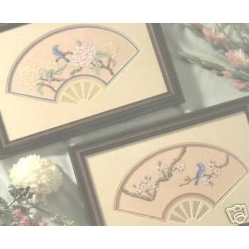 Fanfare Cross Stitch Chart - 2 Oriental Designs