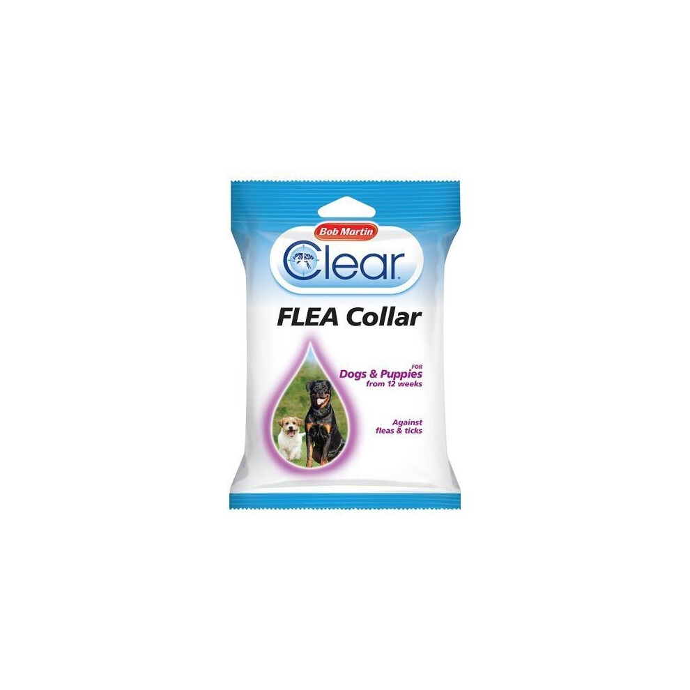 Bob Martin Clear Flea & Tick Collar For Dogs & Puppies