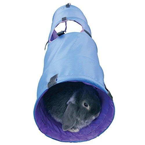 Rosewood Rosewood Rabbit Activity Tunnel - Blue or Grey | Rabbit Pop-Up Tunnel