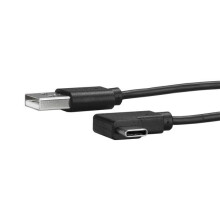 Cable USB C - STARTECH - 1 m - Ángulo recto - Sincronización y carga - Negro