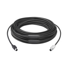 Logitech 939-001490 15m 6-p Mini-DIN 6-p Mini-DIN Black PS/2 cable