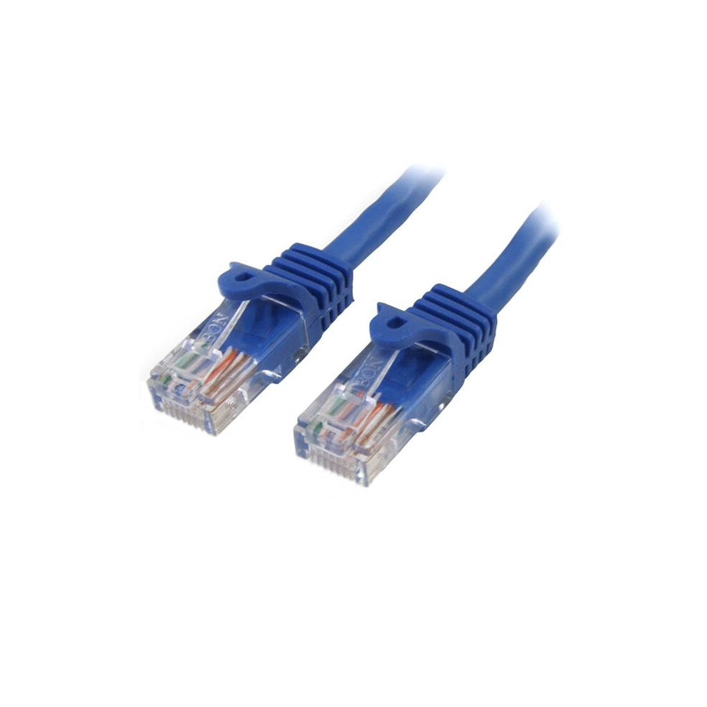 StarTech.com Cat5e Ethernet Patch Cable with Snagless RJ45 Connectors - 7 m, Blue