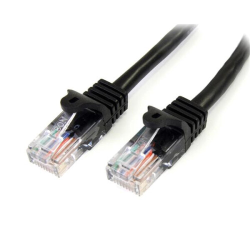 StarTech.com StarTech.com Cat5e Ethernet Patch Cable with Snagless RJ45 Connectors - 10 m, Black