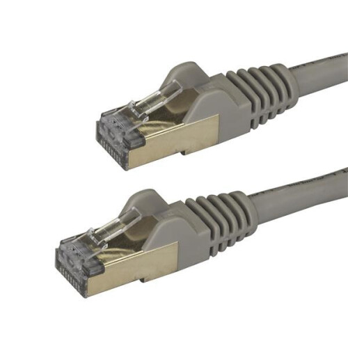 StarTech.com StarTech.com Cat6a Ethernet Cable - Shielded (STP) - 3 m, Gray