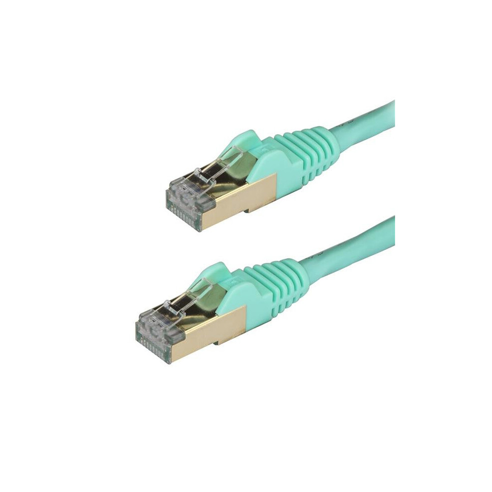 Startech.com Cat6a Ethernet Cable - Shielded (Stp) - 1 M, Aqua