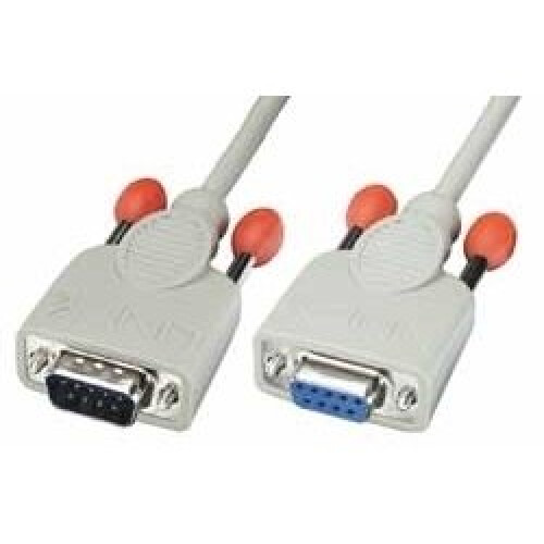 Lindy Serial Extension Cable, 2m 2m Grey serial cable