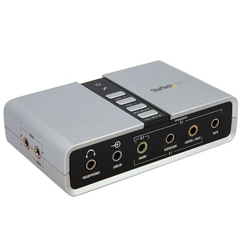 StarTech.com StarTech.com 7.1 USB Audio Adapter External Sound Card with SPDIF Digital Audio