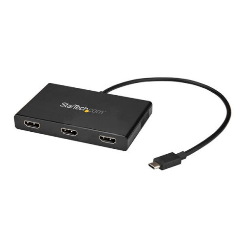 StarTech.com Hub USB Type-C STARTECH - 3x HDMI - Multi-schermi - 3840x2160 - Distribuitore - Nero