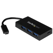 Hub USB 3.1 Gen 1 à 4 ports - 1x USB-C 3x USB-A - Concentrateur USB-C vers 1x USB-C 3x USB-A - HB30C3A1CFB