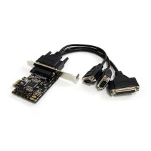 Carte combo série/parallèle PCI Express 2S1P - STARTECH - PCIe profil bas