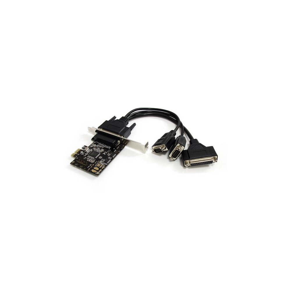 StarTech.com 2S1P PCI Express Serial Parallel Combo Card with Breakout Cable