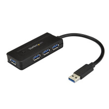 USB 3.0 Hub - 4 poorten - STARTECH - Compact - Voedingsadapter inbegrepen