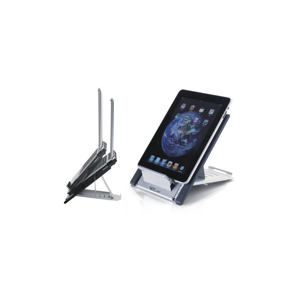 Newstar Portable Laptop And Tablet Desk Stand - Silver 8717371442637