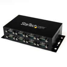 USB-adapter naar 8 poorten DB9 RS232 - Seriële hub - Seriële hub RS232 met 8 poorten - Wandmontage en DIN-spoor - ICUSB2328I