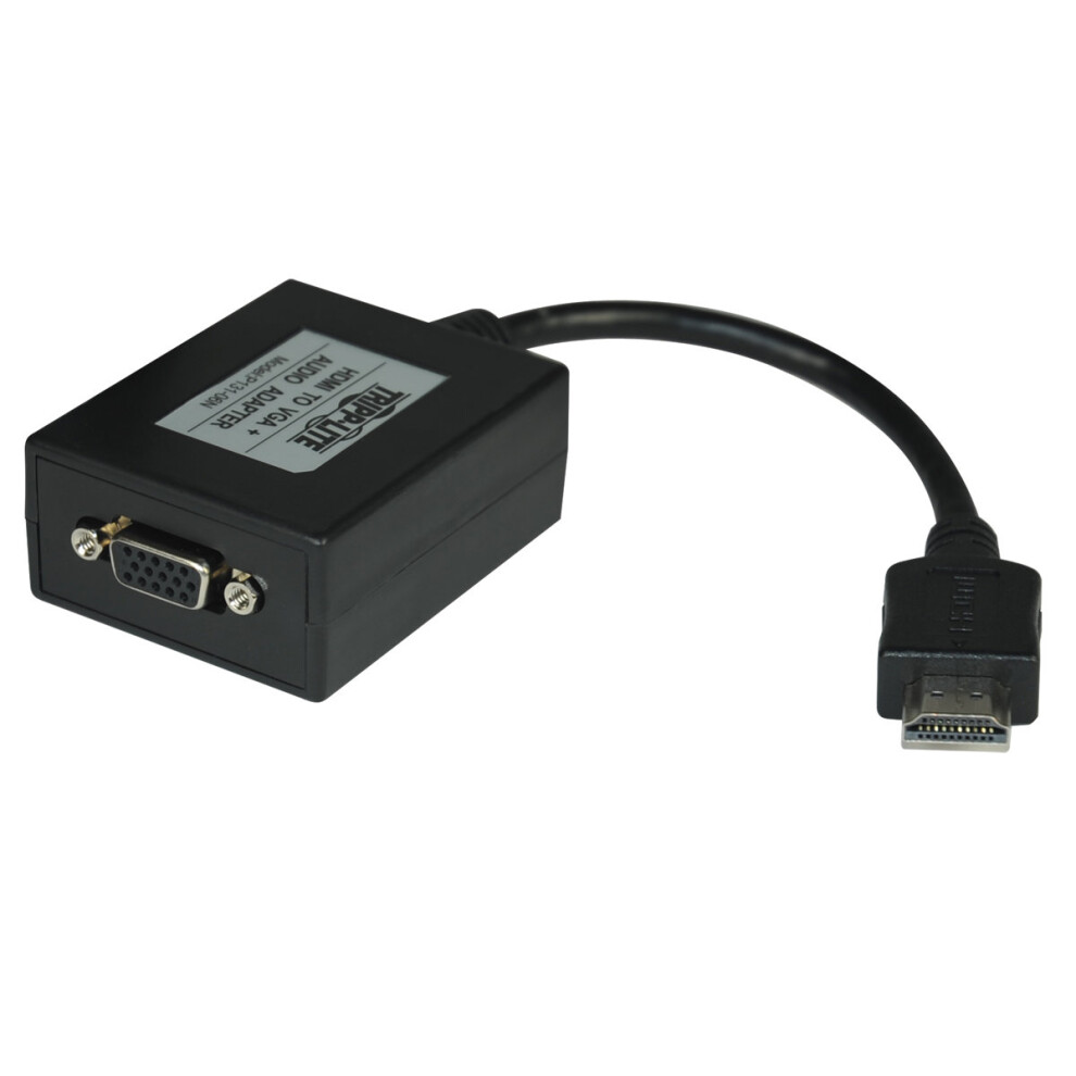 Tripp Lite Hdmi To Vga With Audio Converter Adapter For Ultrabook/Laptop/Desktop Pc - 1920X1200/1080P 037332180261