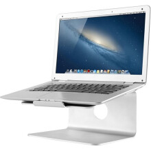 Pied per computer portatile - NEWSTAR - NSLS050 - Alluminio spazzolato - Argento - Schermo 10"-17"