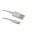 Microconnect LIGHTNING1 1m USB A Male Male White USB cable 1