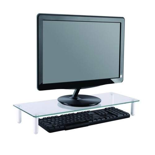 Newstar Transparent Monitor Stand (Clear Acrylic) on OnBuy